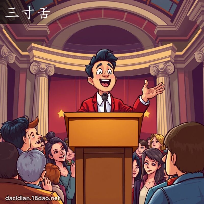 三寸舌 - 國語大辭典配圖