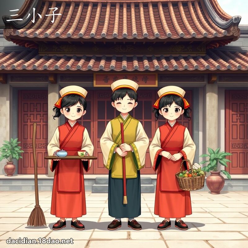 三小子 - 國語大辭典配圖