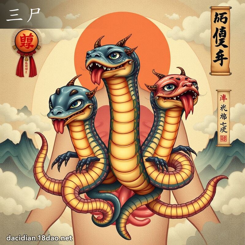 三尸 - 國語大辭典配圖