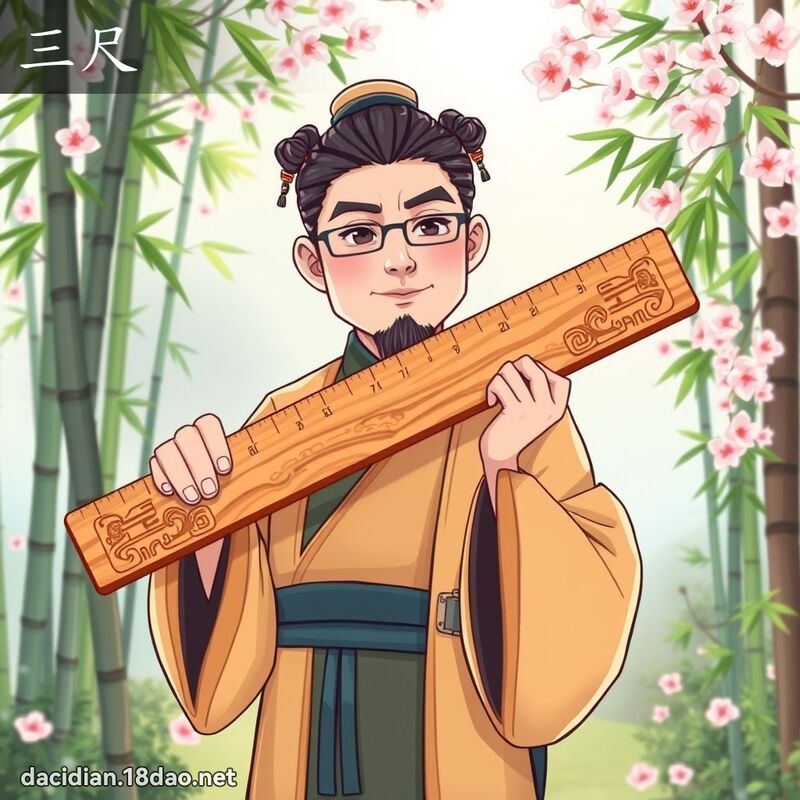 三尺 - 國語大辭典配圖