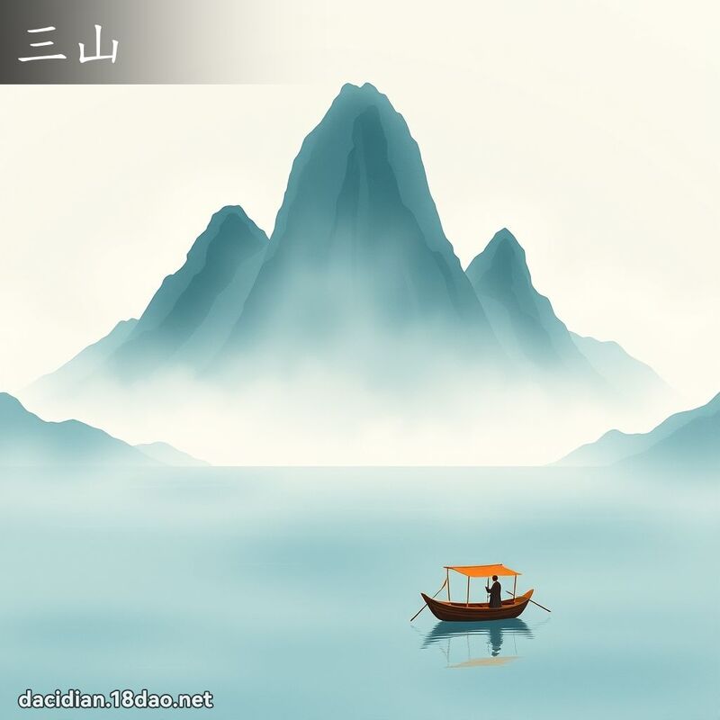 三山 - 国语大辞典配图