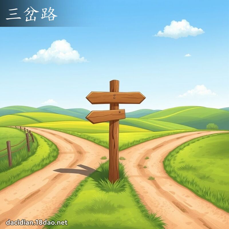 三岔路 - 国语大辞典配图