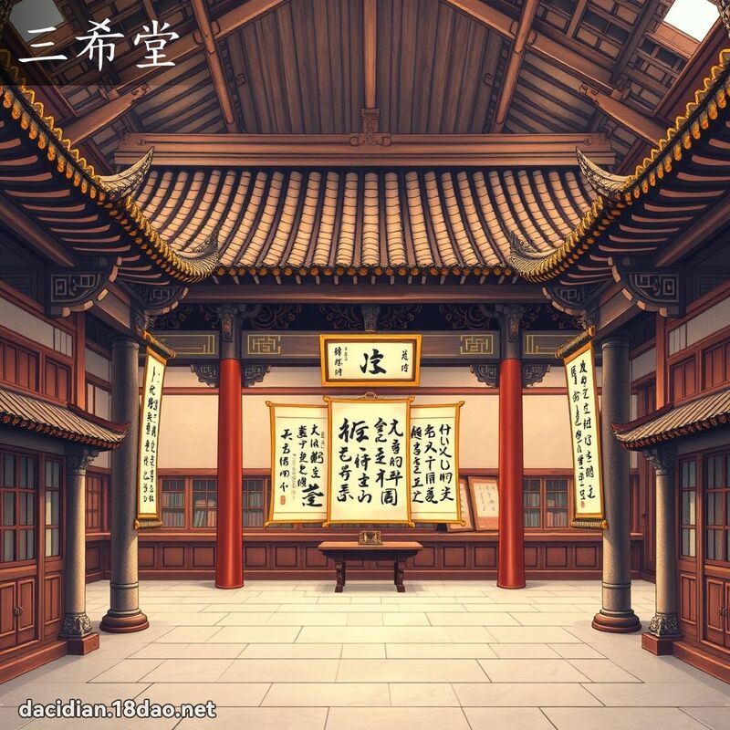 三希堂 - 國語大辭典配圖