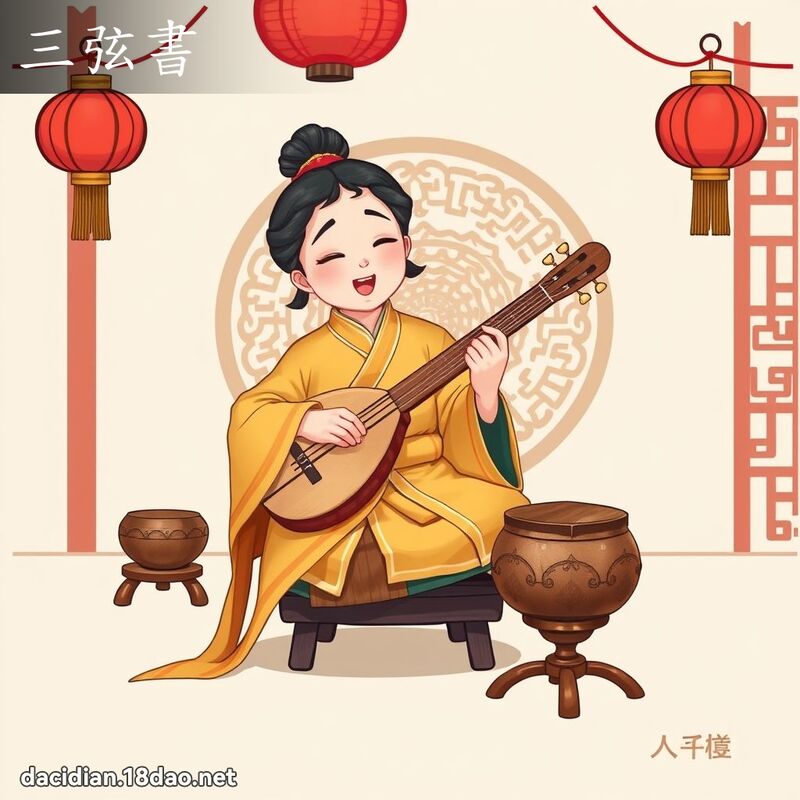 三弦书 - 国语大辞典配图