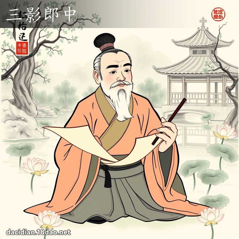 三影郎中 - 國語大辭典配圖