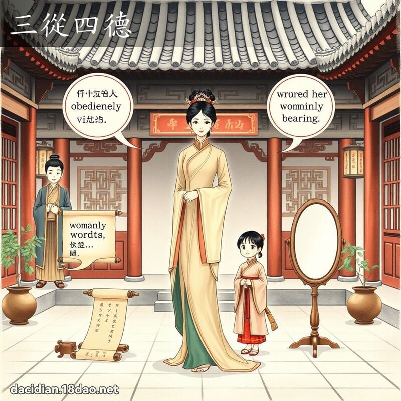 三從四德 - 國語大辭典配圖