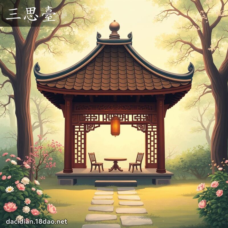 三思臺 - 國語大辭典配圖