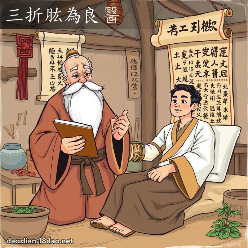 三折肱为良医 - 国语大辞典配图