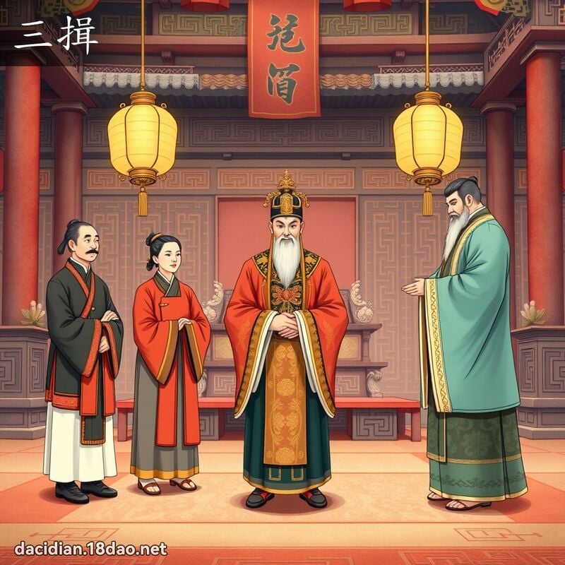 三揖 - 國語大辭典配圖