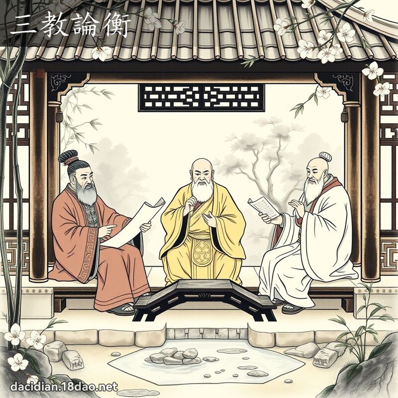 三教論衡 - 國語大辭典配圖