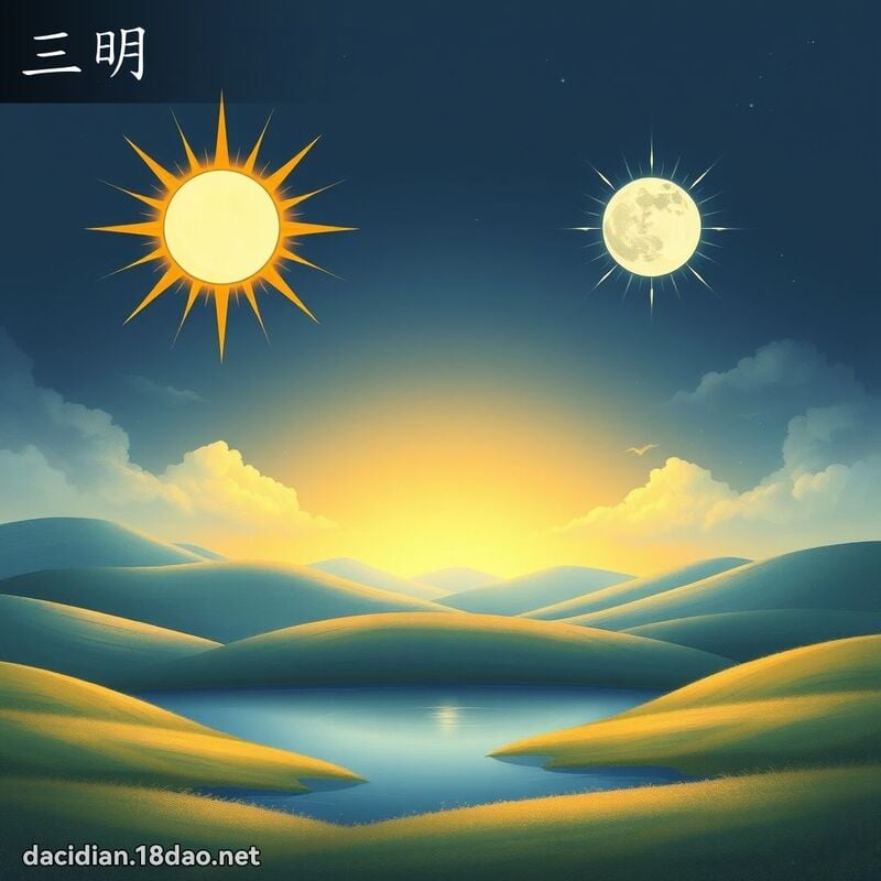 三明 - 國語大辭典配圖