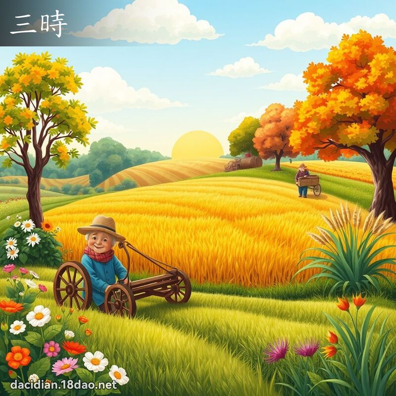 三时 - 国语大辞典配图