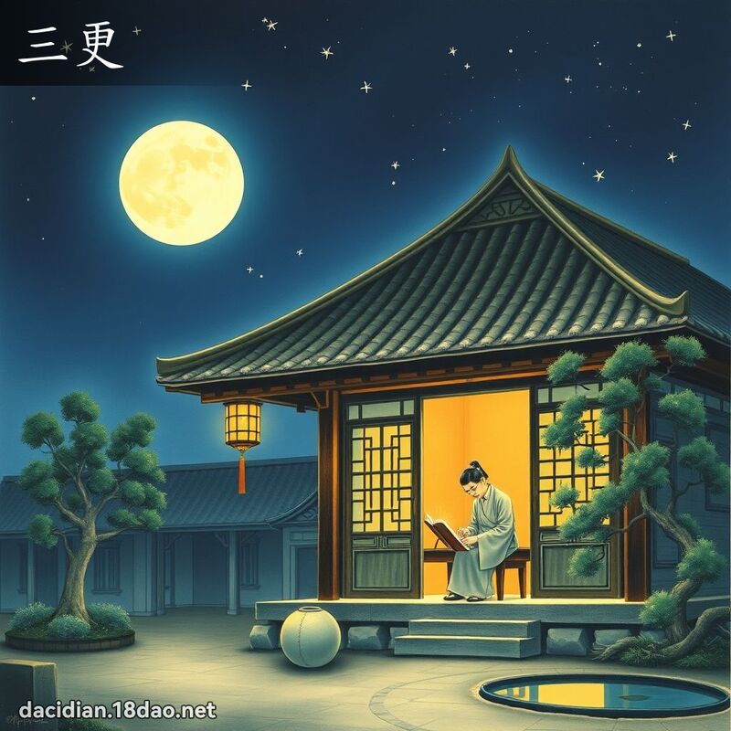 三更 - 国语大辞典配图