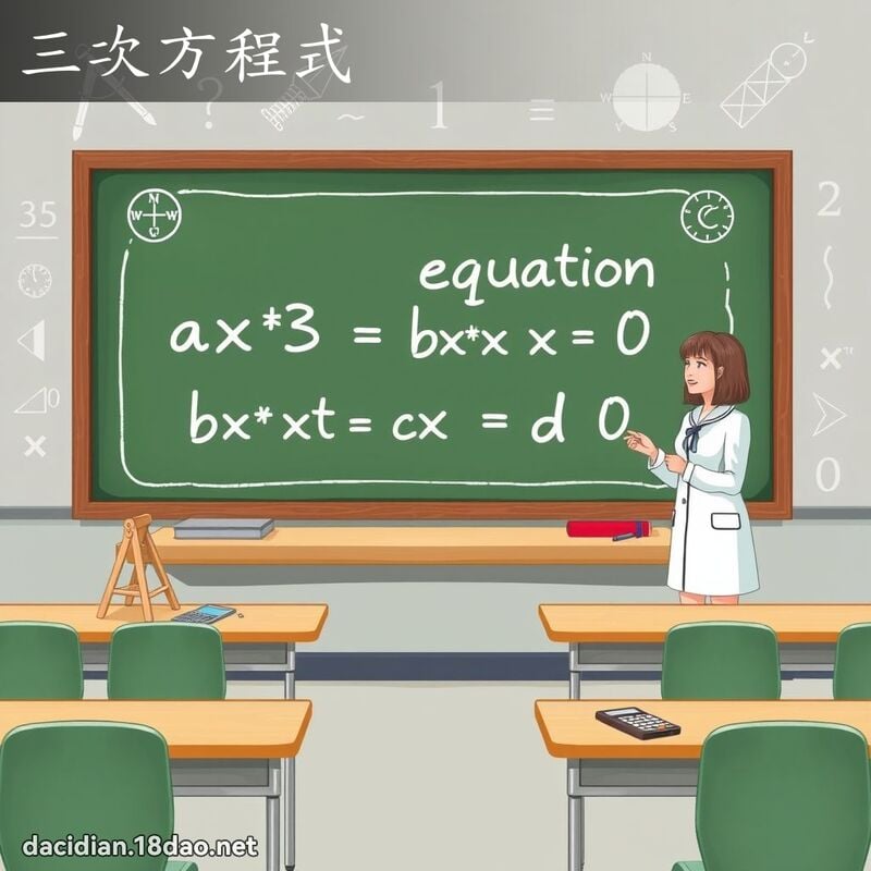 三次方程式 - 國語大辭典配圖