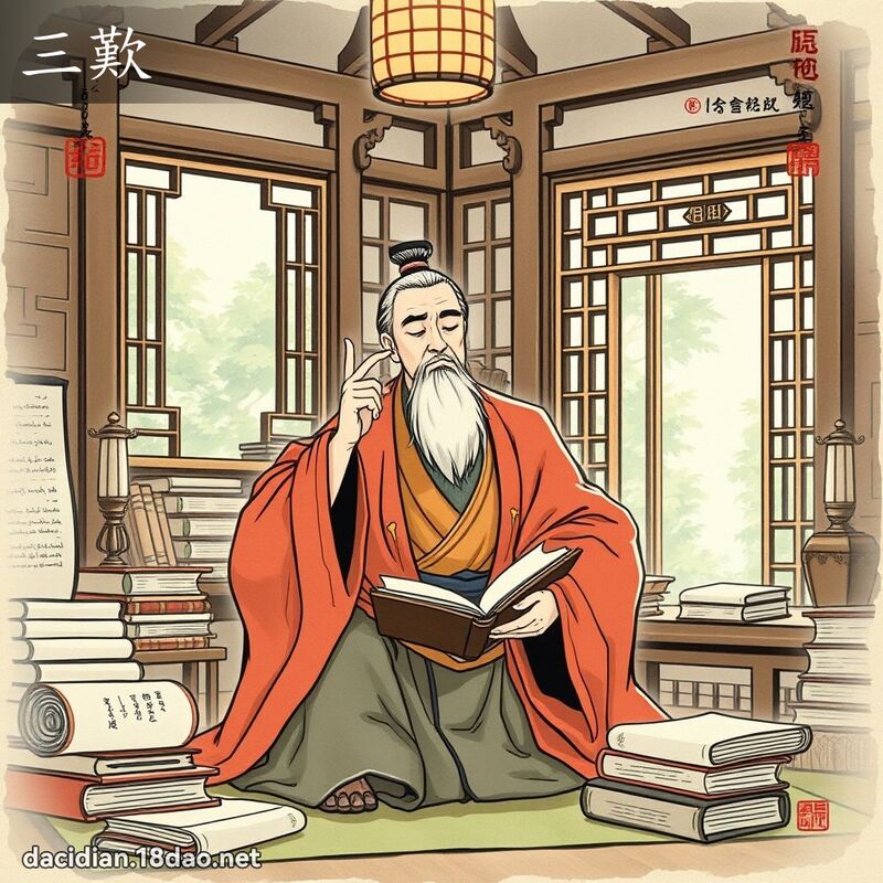 三歎 - 國語大辭典配圖