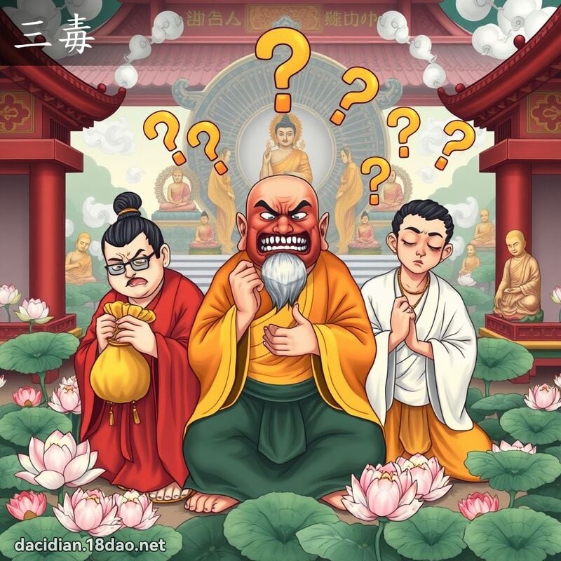 三毒 - 国语大辞典配图