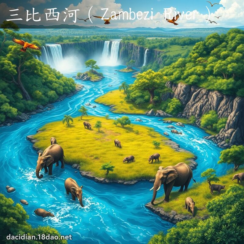 三比西河（Zambezi River） - 國語大辭典配圖