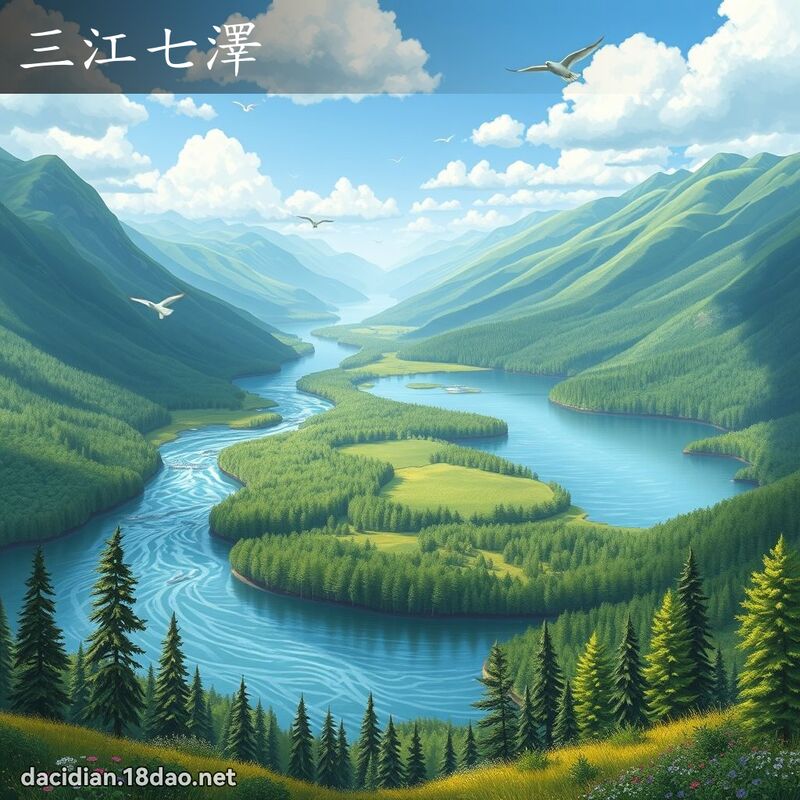 三江七澤 - 國語大辭典配圖