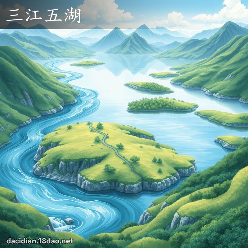 三江五湖 - 國語大辭典配圖