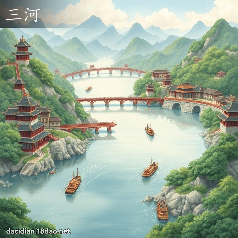 三河 - 國語大辭典配圖