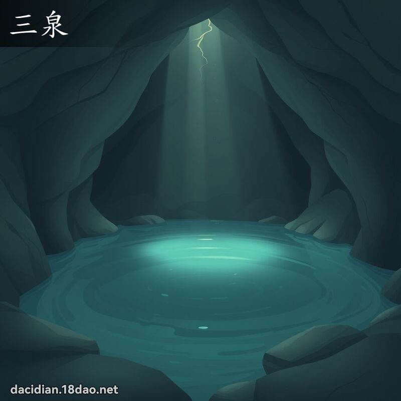 三泉 - 國語大辭典配圖