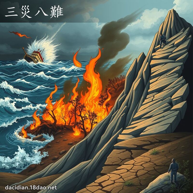 三灾八难 - 国语大辞典配图