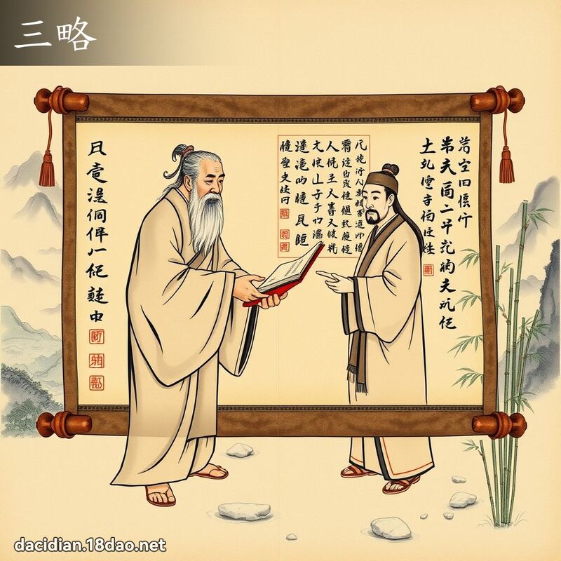 三略 - 國語大辭典配圖