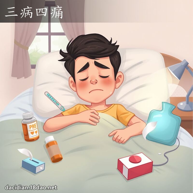 三病四痛 - 國語大辭典配圖