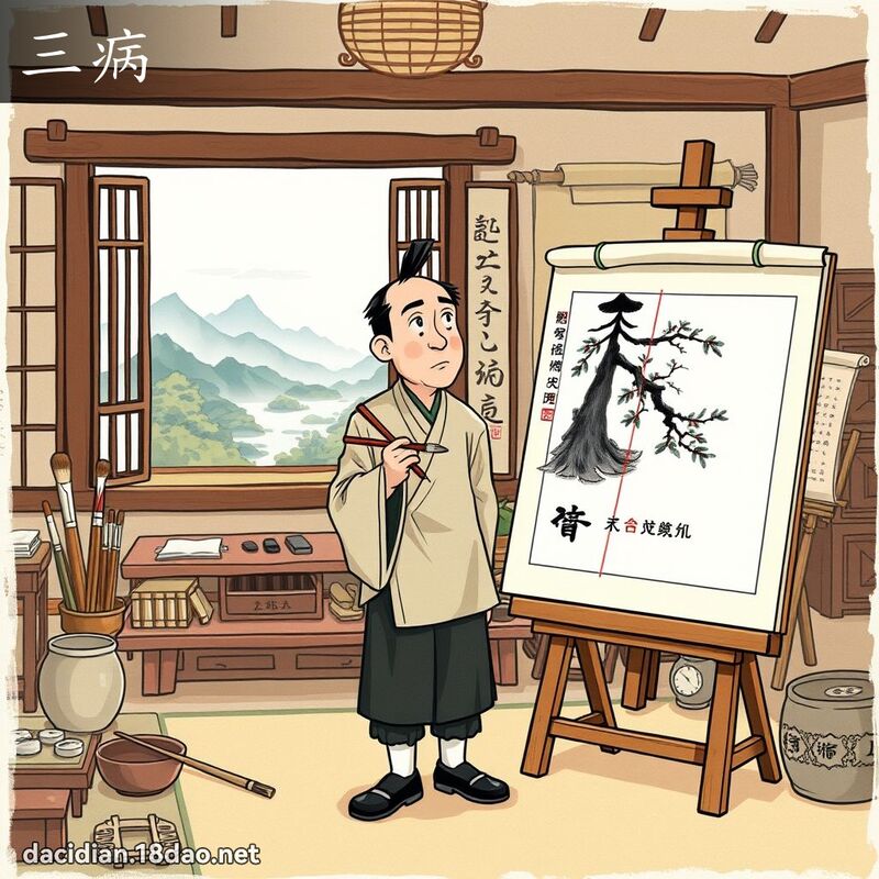 三病 - 國語大辭典配圖
