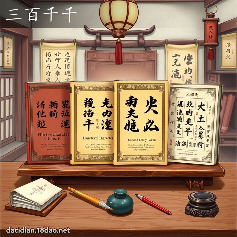 三百千千 - 國語大辭典配圖