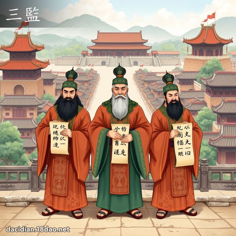三監 - 國語大辭典配圖