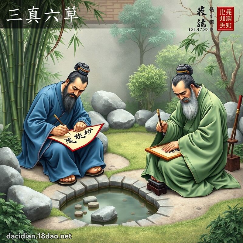 三真六草 - 国语大辞典配图