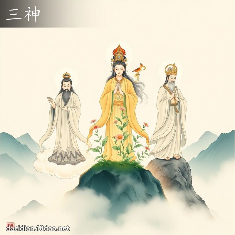三神 - 国语大辞典配图