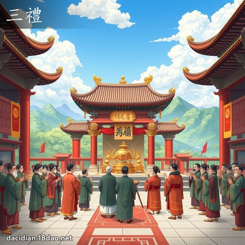 三禮 - 國語大辭典配圖
