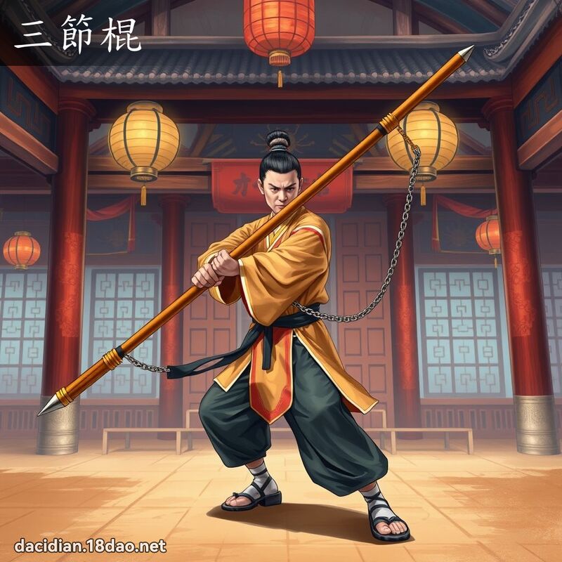 三节棍 - 国语大辞典配图