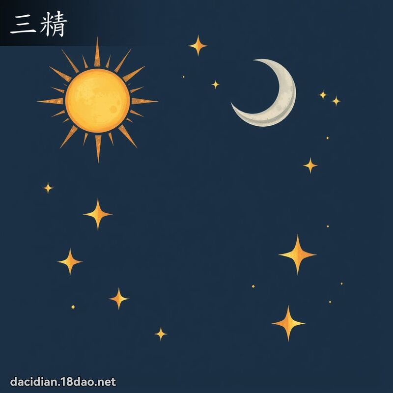 三精 - 国语大辞典配图