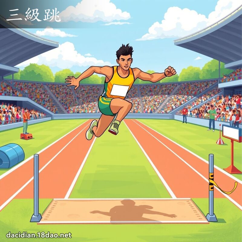 三級跳 - 國語大辭典配圖