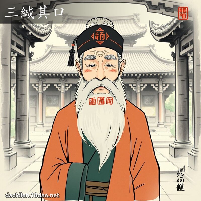 三缄其口 - 国语大辞典配图