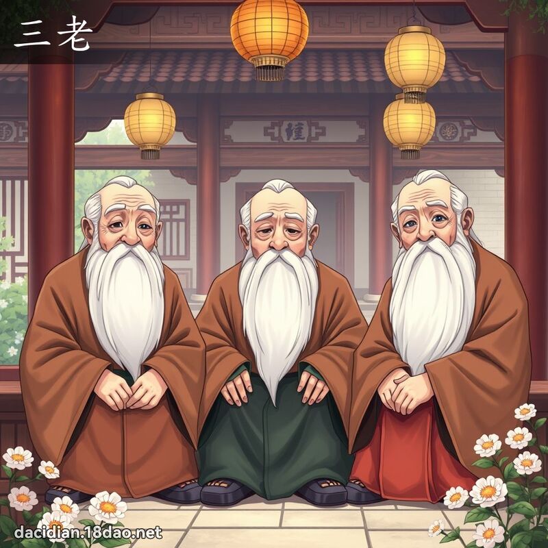 三老 - 国语大辞典配图