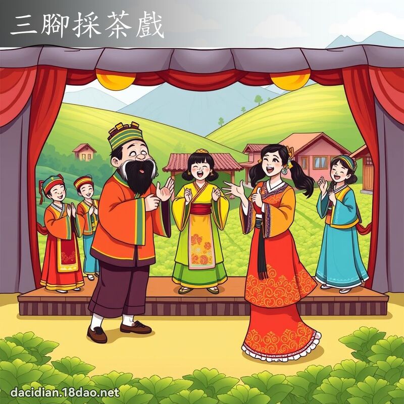 三腳採茶戲 - 國語大辭典配圖