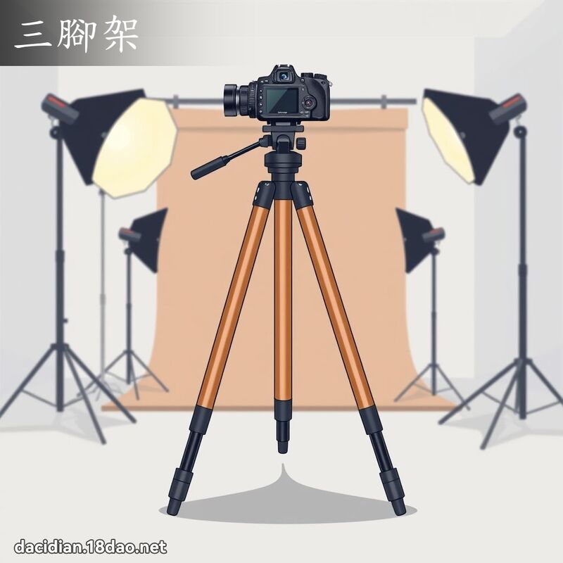 三脚架 - 国语大辞典配图