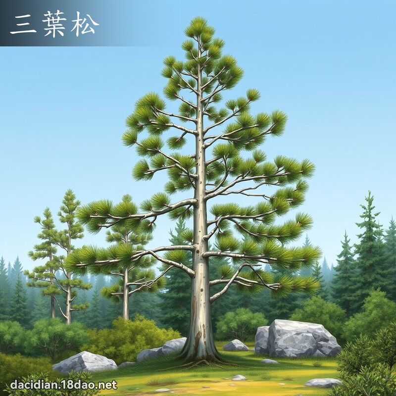 三叶松 - 国语大辞典配图