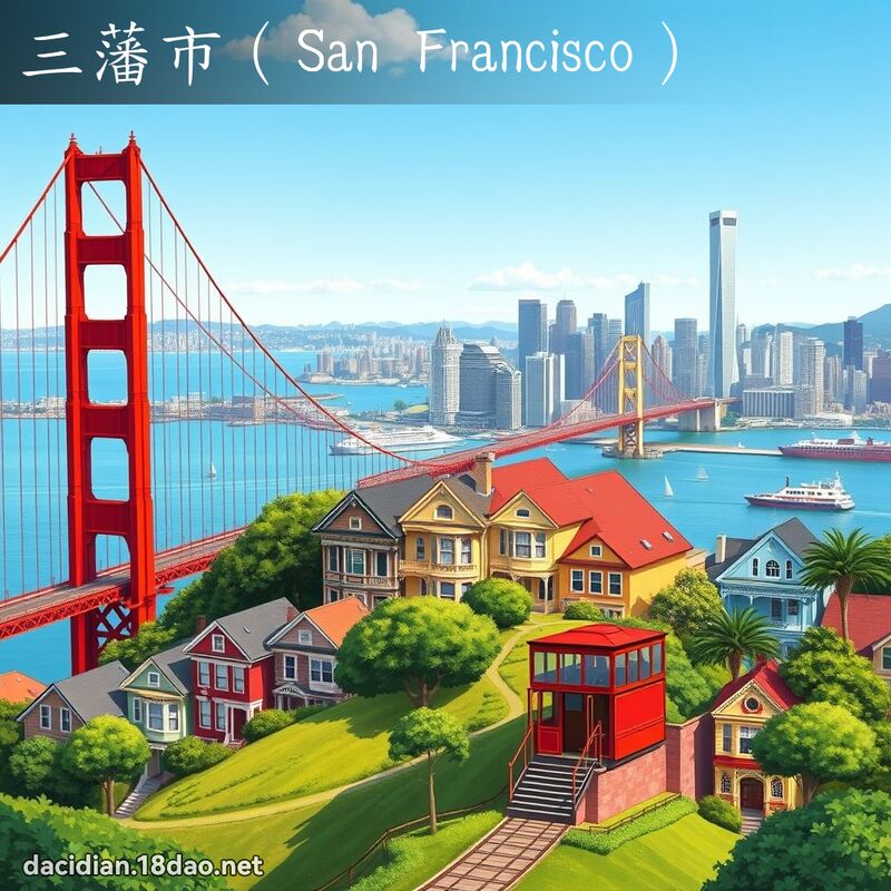 三藩市（San Francisco） - 國語大辭典配圖