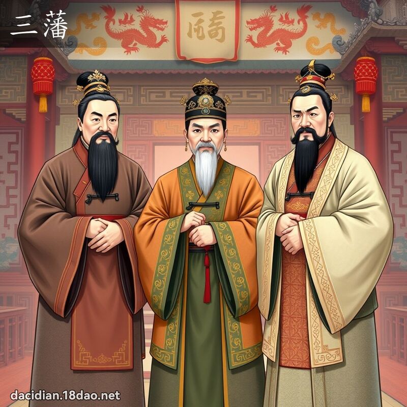 三藩 - 国语大辞典配图