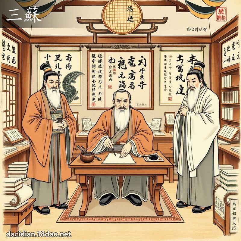 三蘇 - 國語大辭典配圖