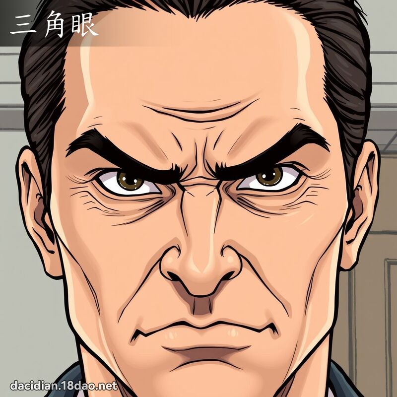 三角眼 - 國語大辭典配圖