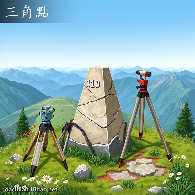 三角點 - 國語大辭典配圖