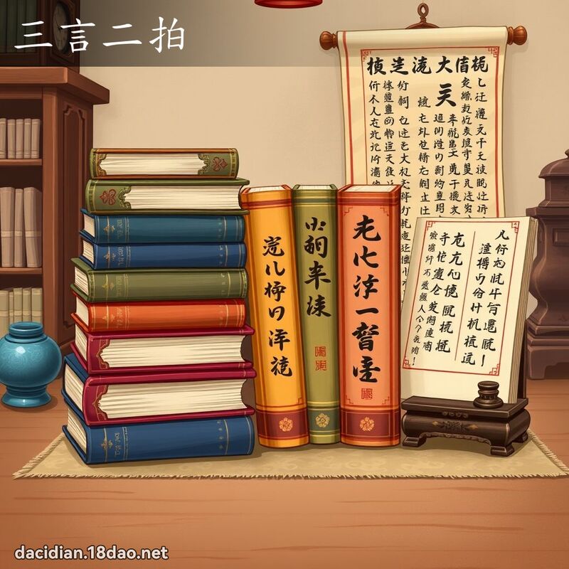 三言二拍 - 国语大辞典配图