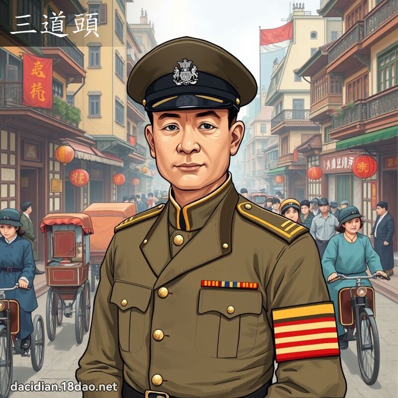 三道頭 - 國語大辭典配圖