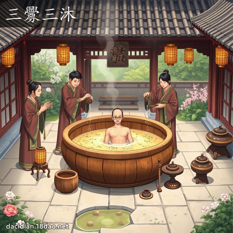 三釁三沐 - 國語大辭典配圖